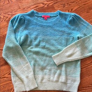 EUC Lily Pulitzer women’s Gradient Blue Sweater, size large